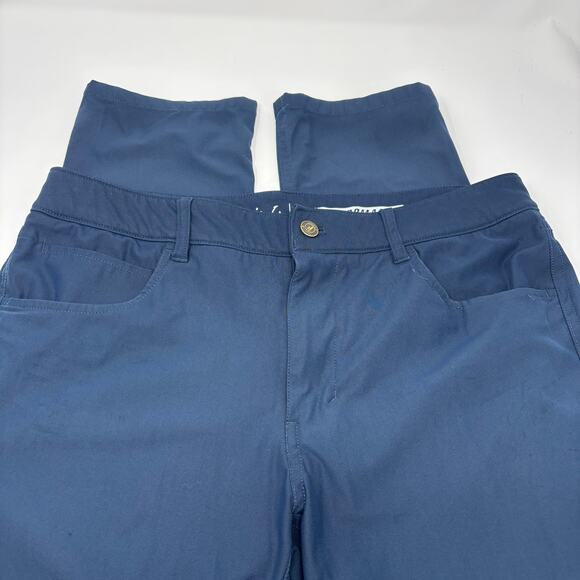 Johnnie-O Prepformance Navy Blue 33x34 5 Pocket Design Pants - Picture 2 of 7